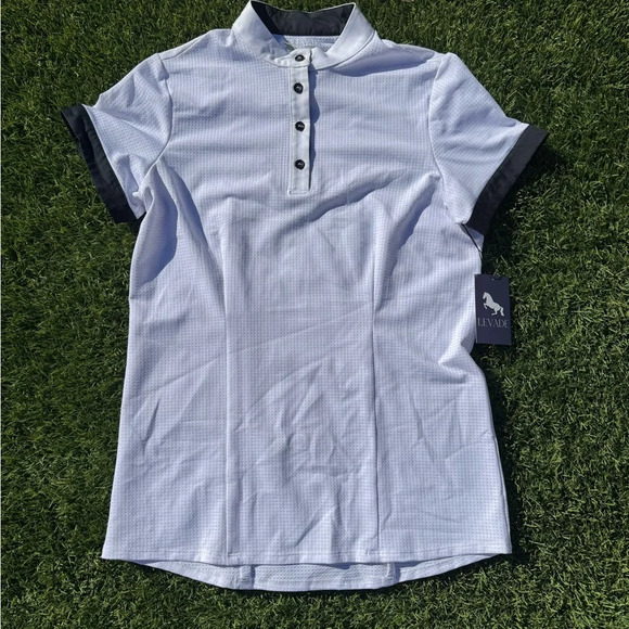 Levade Nina Women’s Short Sleeve Polo White Xl - Picture 1 of 4